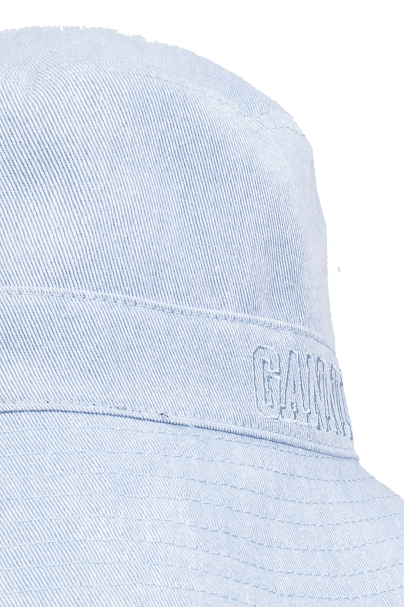 【送料&関税込】Ganni Bucket Hat With Logo Women's Accessories | Austin woven panama hat